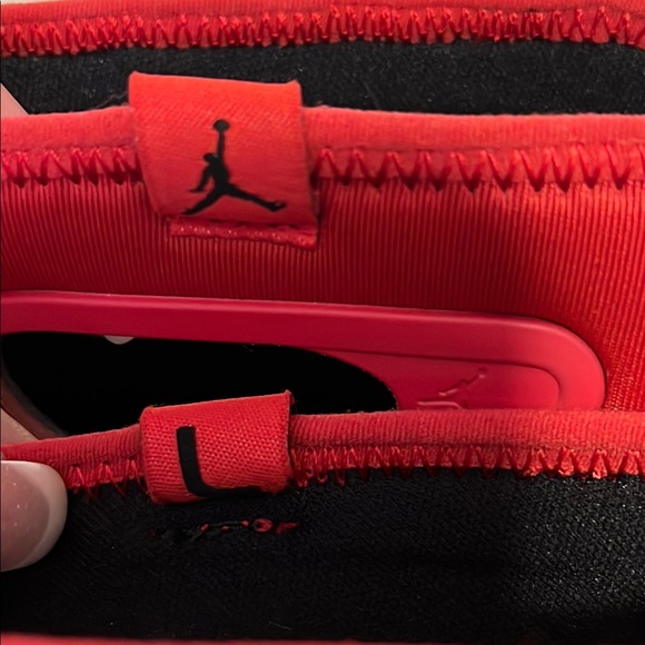 Jordan LiL Drips Red Ankle Boots Waterproof Neoprene Size 3Y - Picture 9 of 14